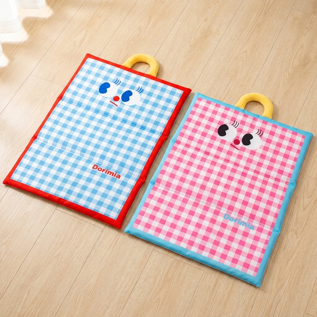 Tapis à carreaux rafraîchissant pour Chien — Confort & Fraîcheur 