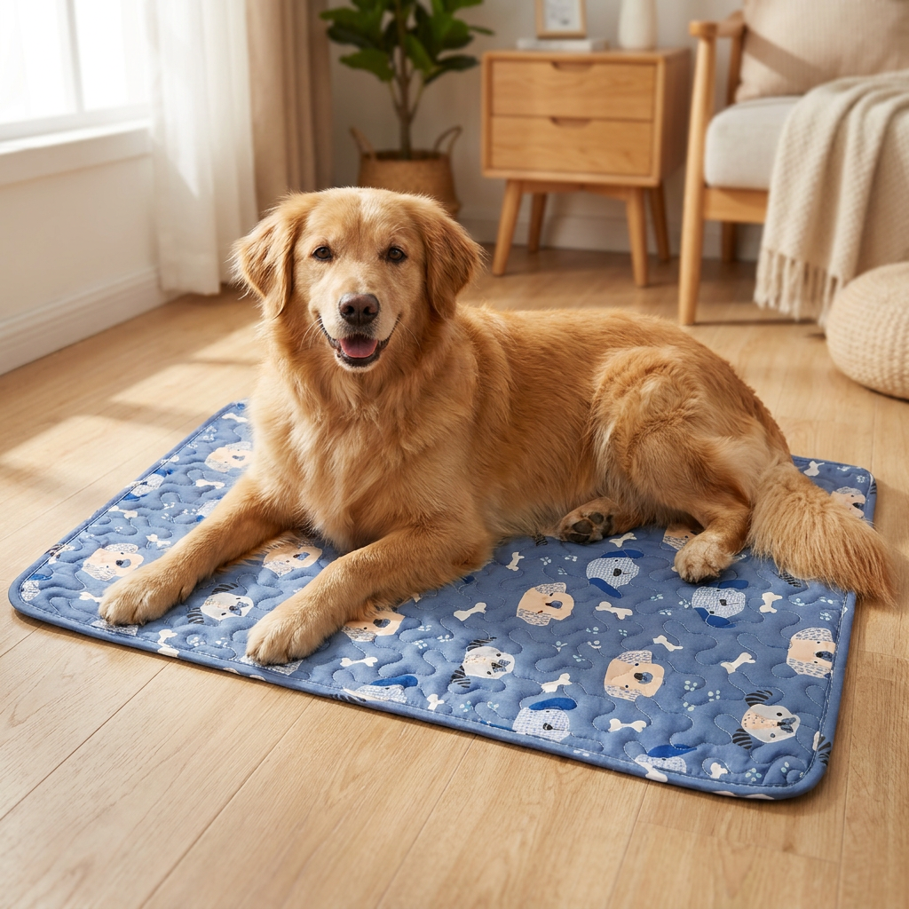 Tapis Rafraîchissant pour Animaux — Doux, Frais et Stylé